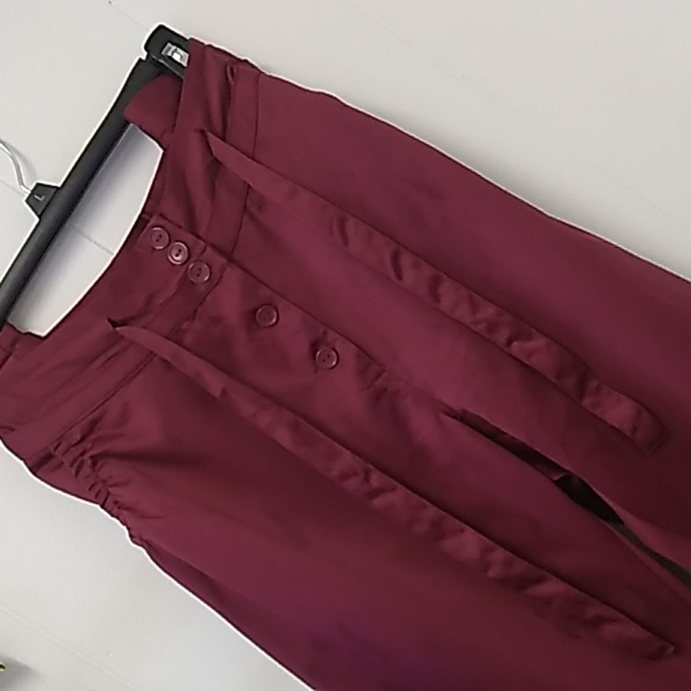 AMAZING!!! SHARP ASHLEY STEWART SZ 16 TWO PIECE RASPBERRY SILK / POLY SET - Picture 3 of 13